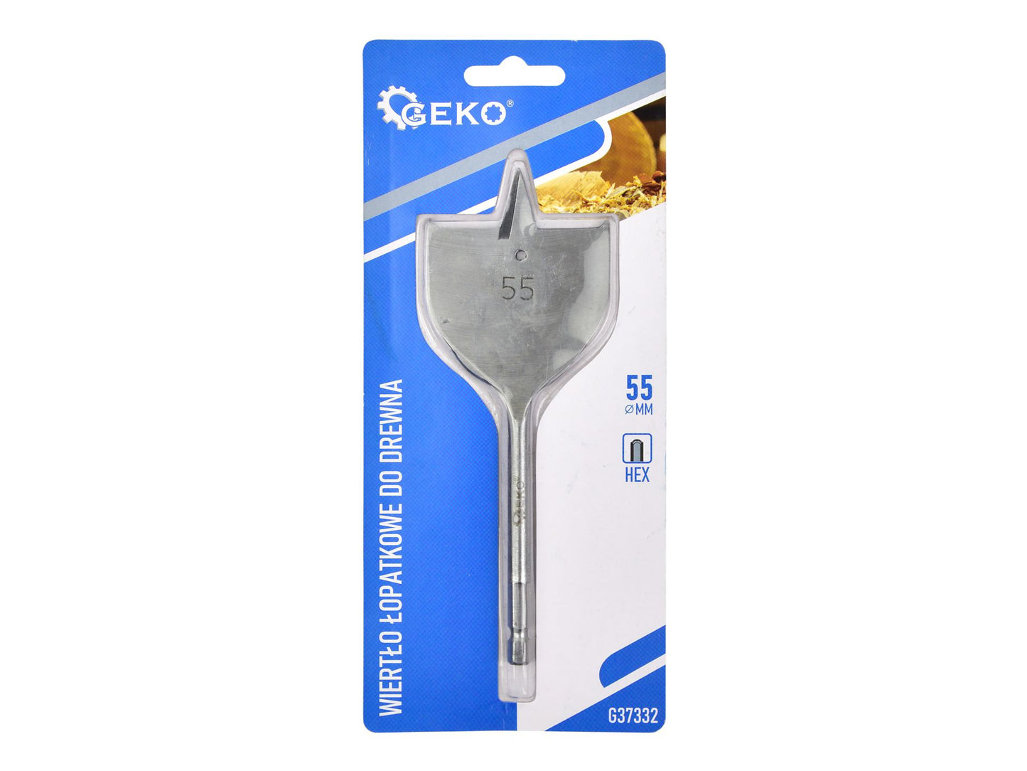 Dalta HEX pentru lemn, 55 x 152 mm, Geko G37332