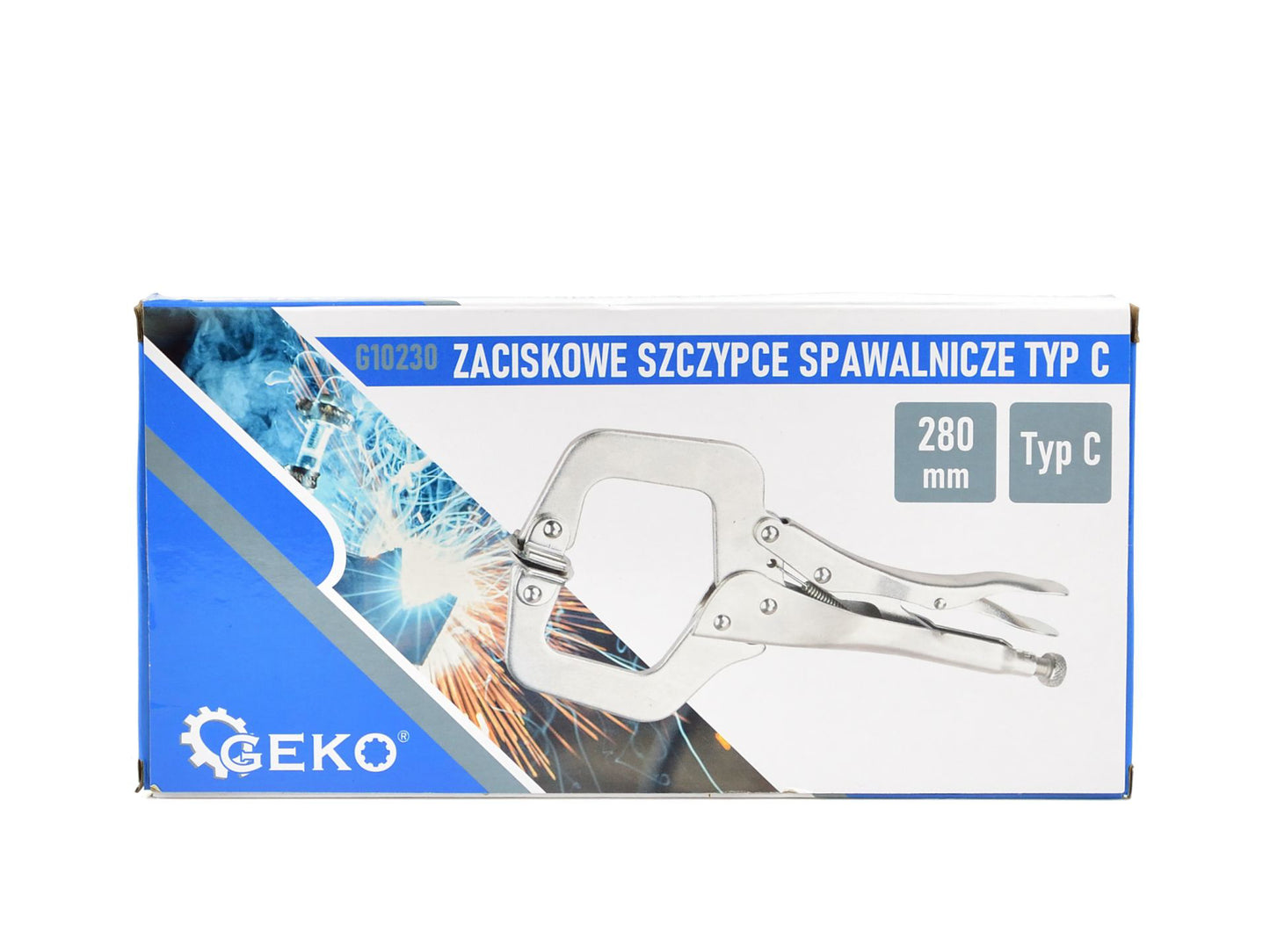 Cleste de sudura tip C, 280 mm, Geko G10230