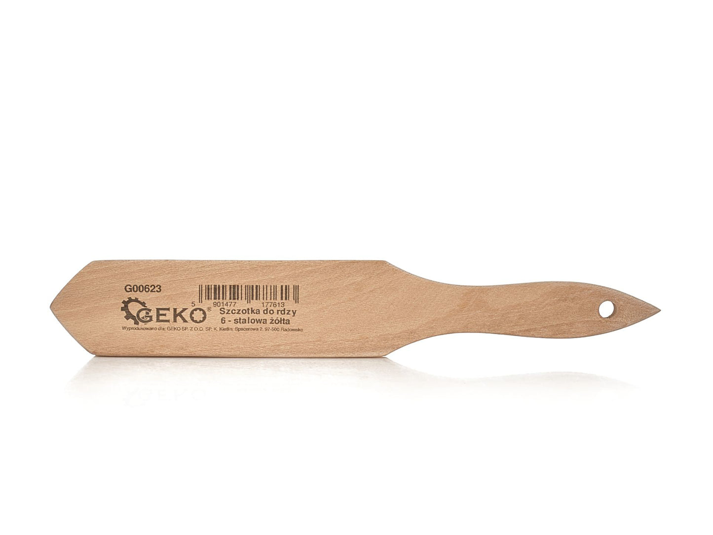 Perie de sarma pentru indepartarea ruginii cu 6 randuri, Geko G00623