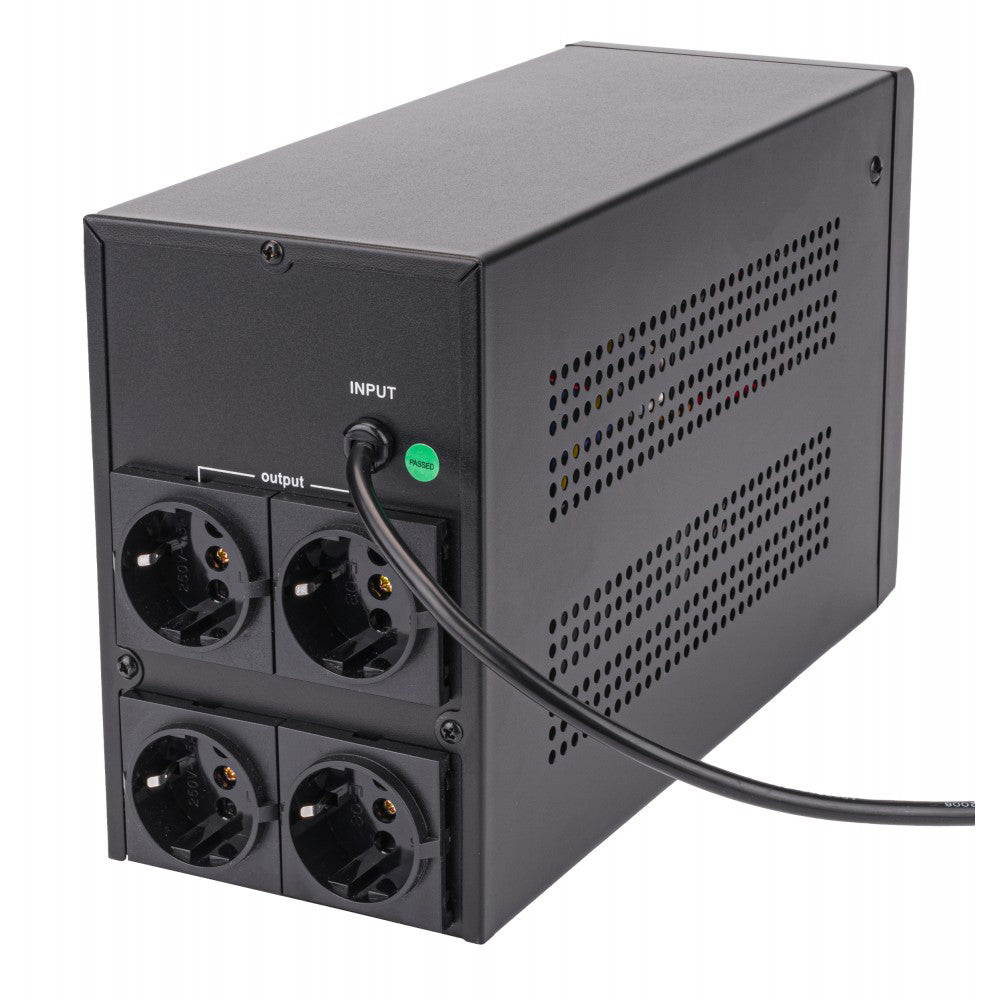 Sursa de curent PM-UPS-1200M, ecran LCD, 2 X 7 Ah, 720 W, Powermat PM1209