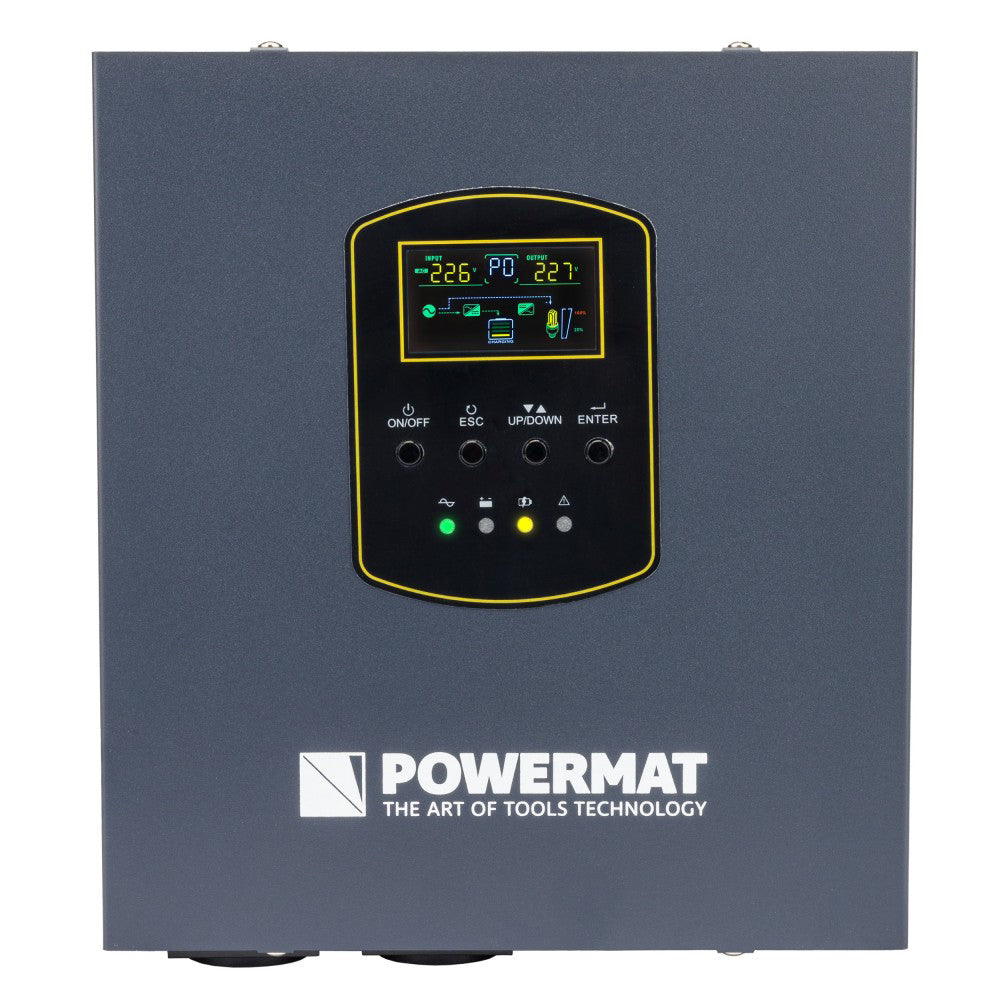 Sursa de curent UPS PM-UPS-1000MW, afisaj LCD, 800 W, Powermat PM1222