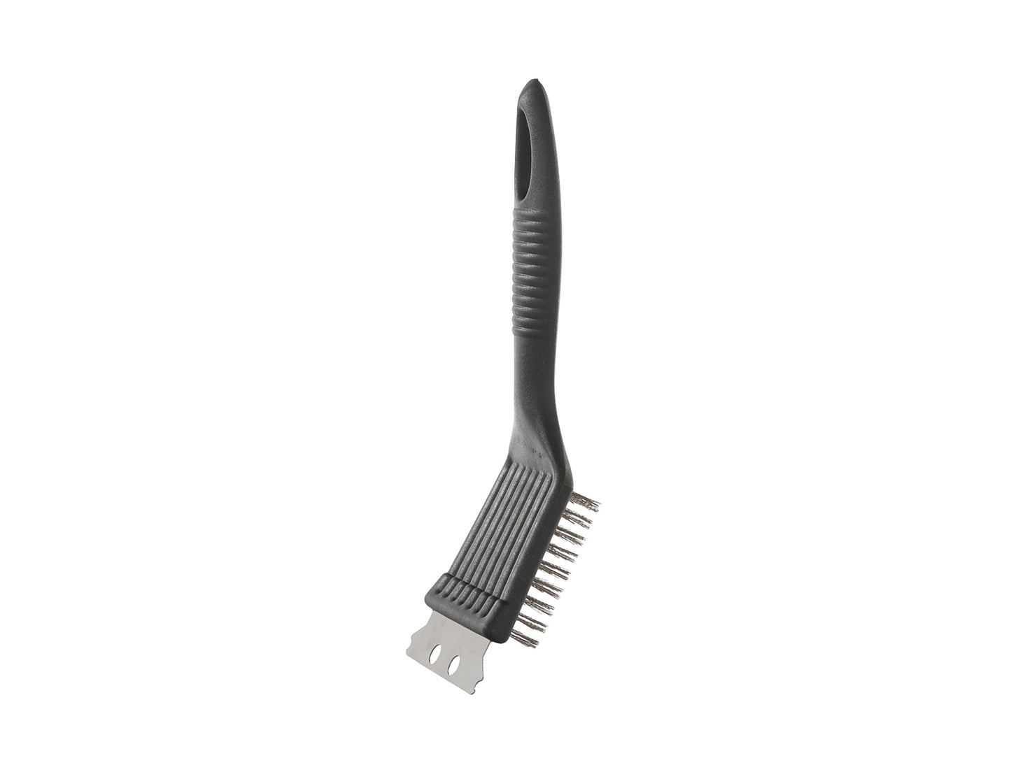 Perie de sarma 2 in 1 cu racleta pentru curatarea gratarului, Geko G80508
