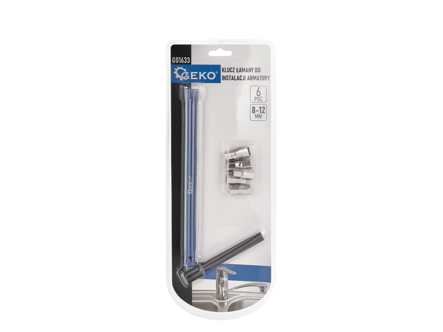 Set chei speciale pentru robineti si bazine, 6 elemente, Geko G01633
