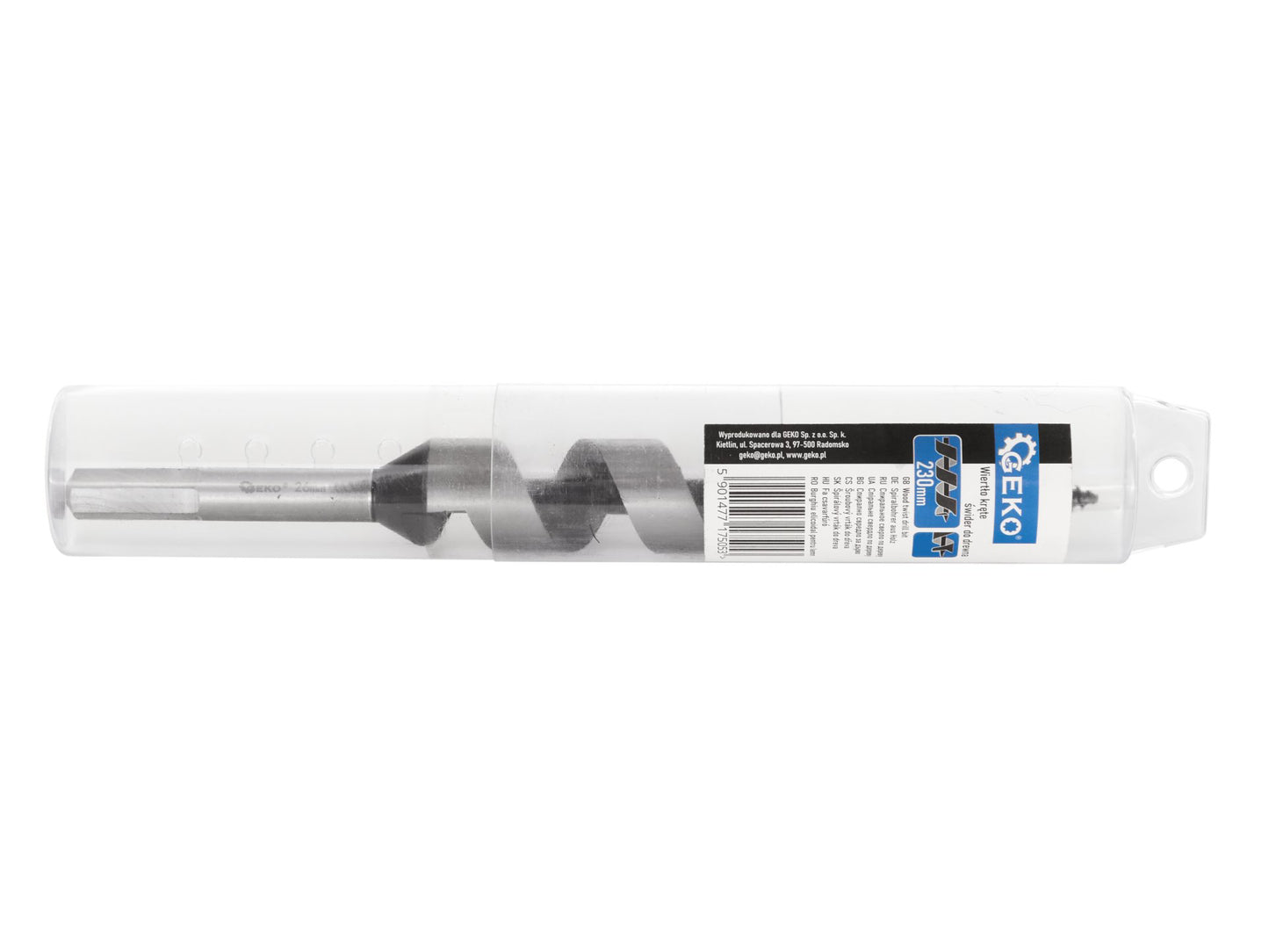 Burghiu elicoidal pentru lemn, 24 x 230 mm, Geko G37370