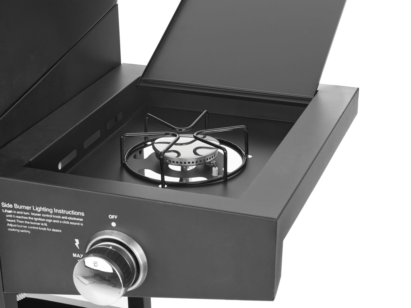 Gratar pe gaz cu 4 arzatoare, 11.6 kW, Geko G80515