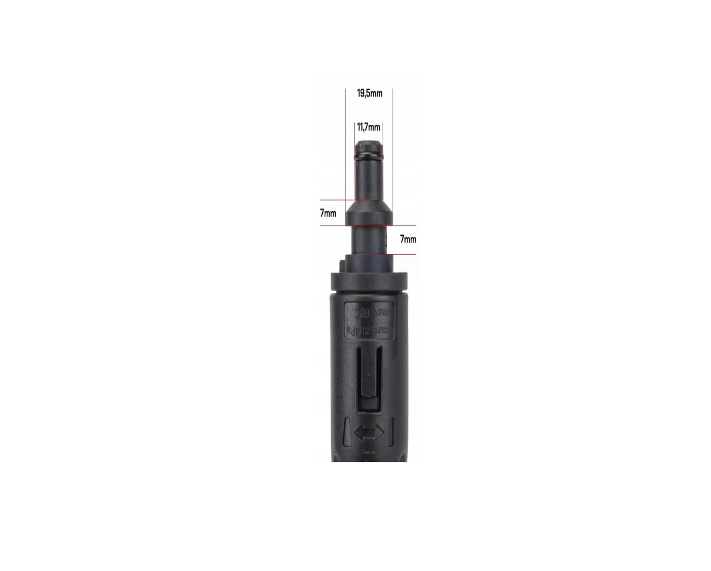 Lance pentru aparat de spalat cu presiune, Red Technic RTMC0028-L1