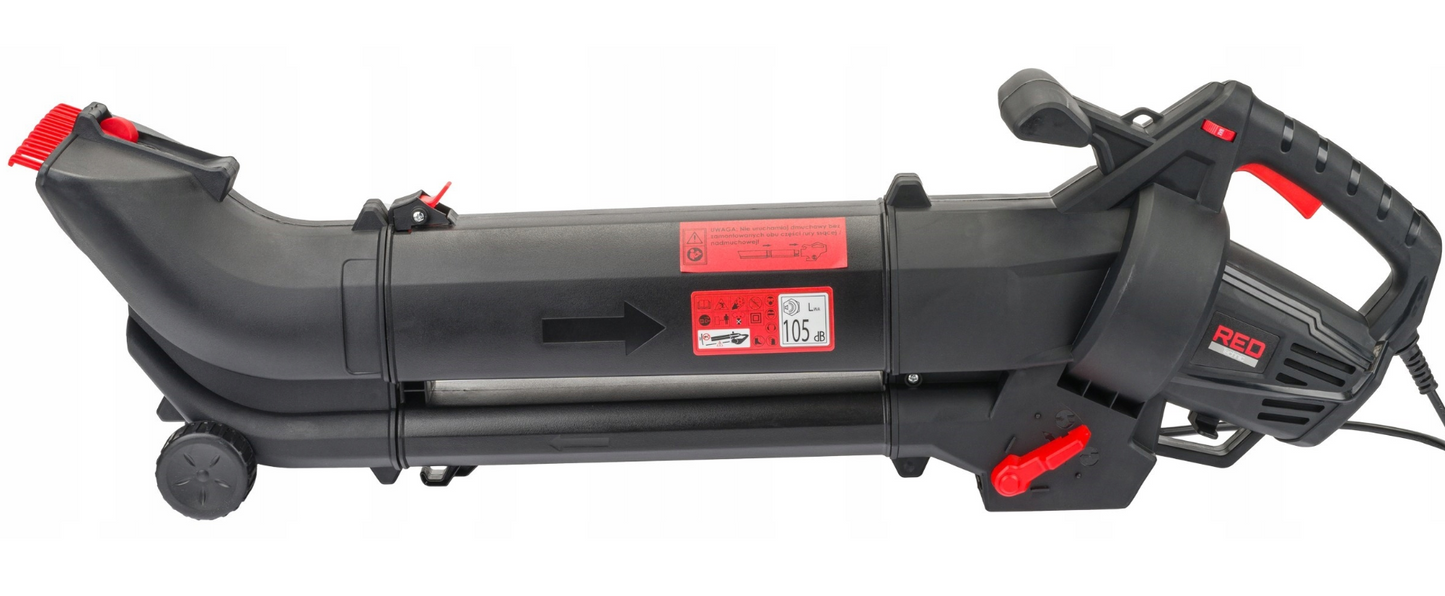 Suflanta pentru frunze 3 in 1, 3500 W, Red Technic RTODL0044