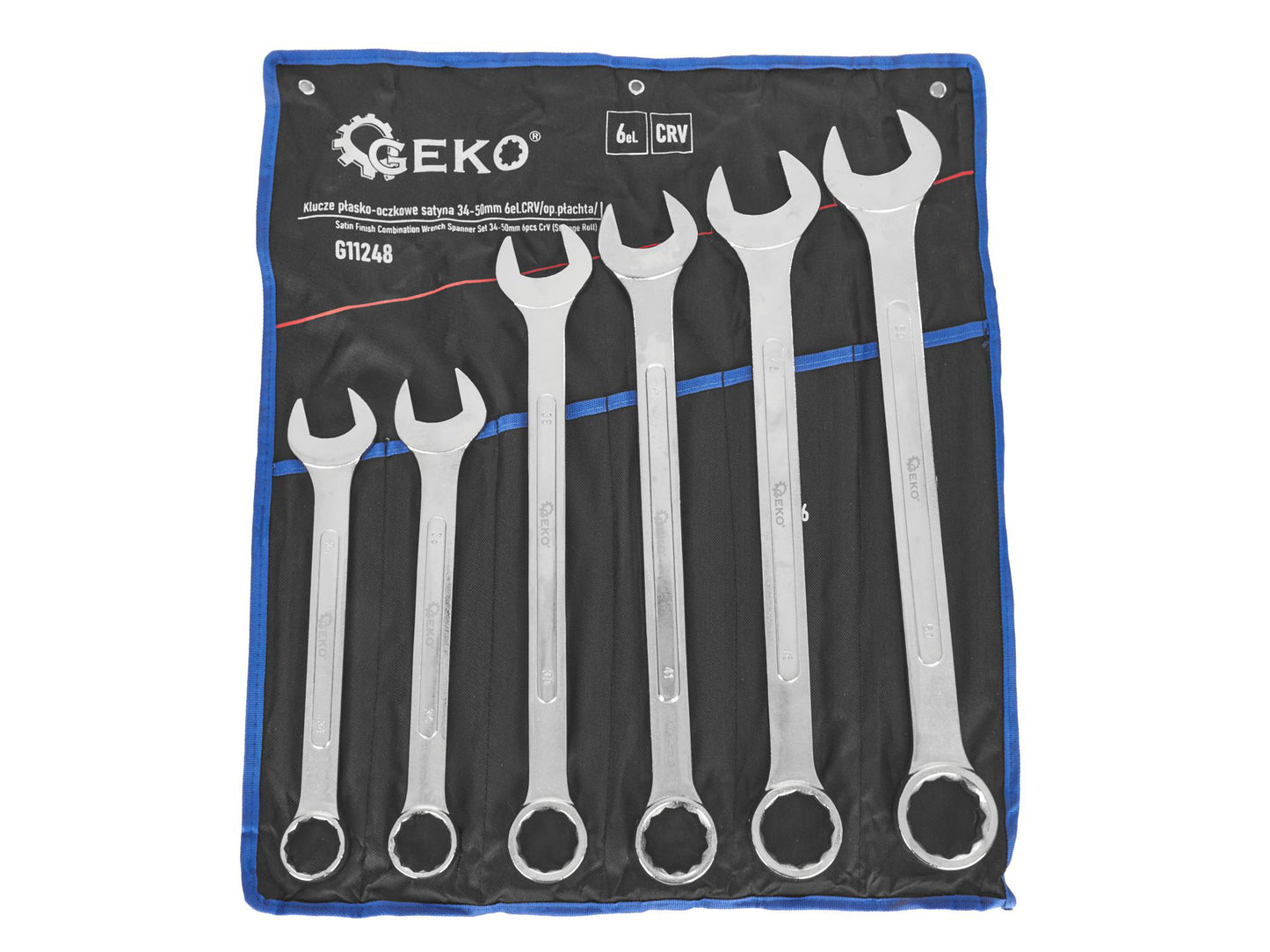 Set chei combinate, 34-50 mm, 6 elemente, Geko G11248