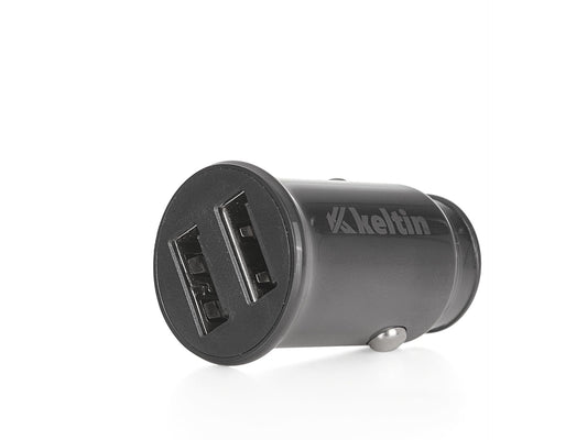 Mini incarcator auto cu functie de incarcare rapida, 24 W, 4.8 A, Keltin K02220