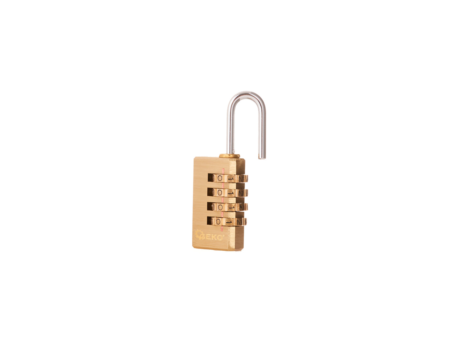 Lacat din alama cu cifru, 21 mm, Geko G10912