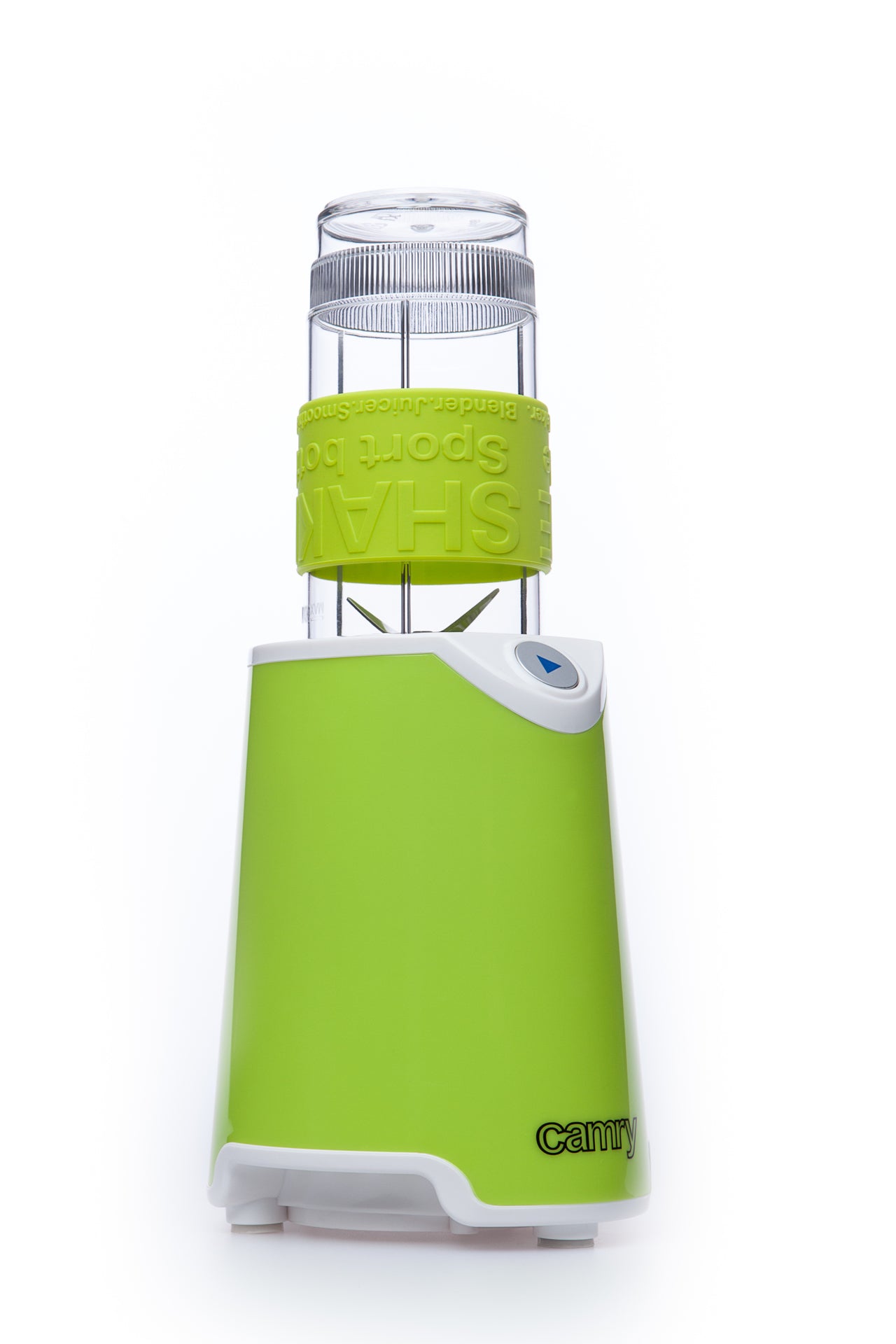 Mini blender smoothie 1 viteza, 2 recipiente, verde, Camry CR4069