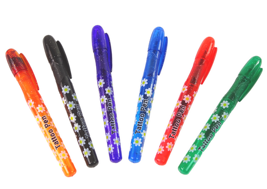 Set pixuri cu gel pentru realizarea tatuajelor, 6 elemente, Lean 12726