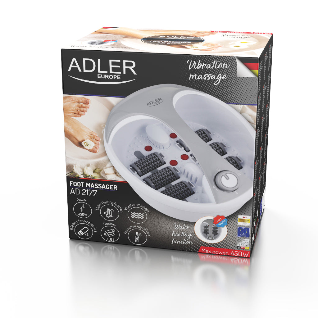 Cadita hidromasaj pentru picioare, Adler AD2177