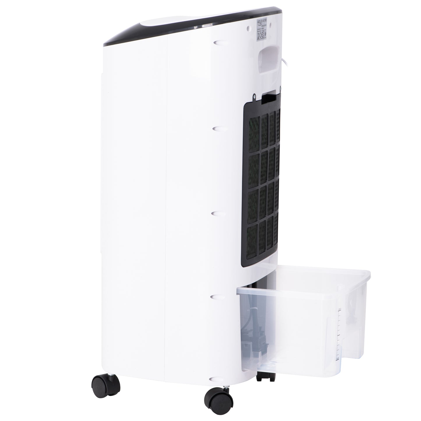 Racitor portabil de aer, functie de umidificare, purificare si racire, 350 W, cu telecomanda, 3 moduri de ventilatie, Adler AD7922