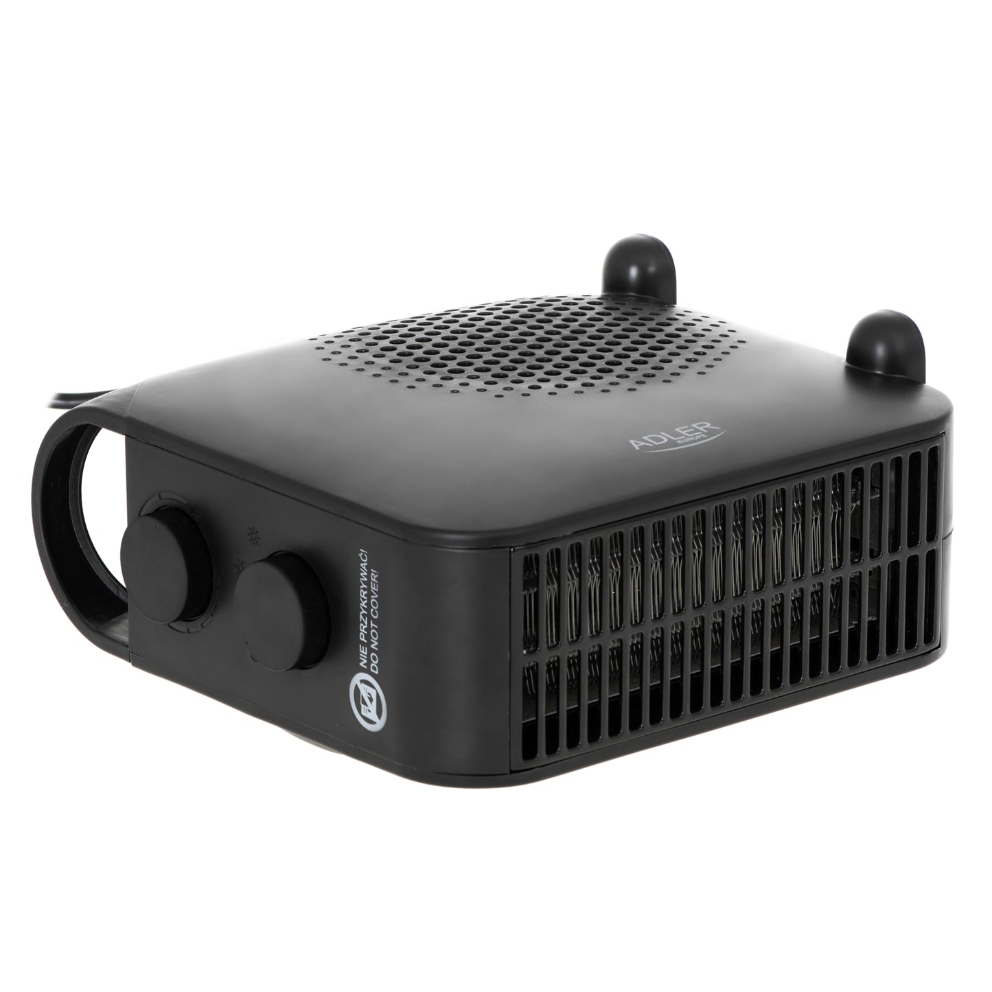 Aeroterma ceramica 2000 W, indicator luminos, termostat, negru, Adler AD7725b
