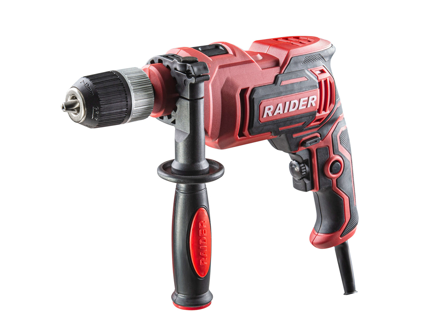 Masina de gaurit cu percutie RD-ID45, 750 W, 13 mm, mandrina rapida, Raider 010145