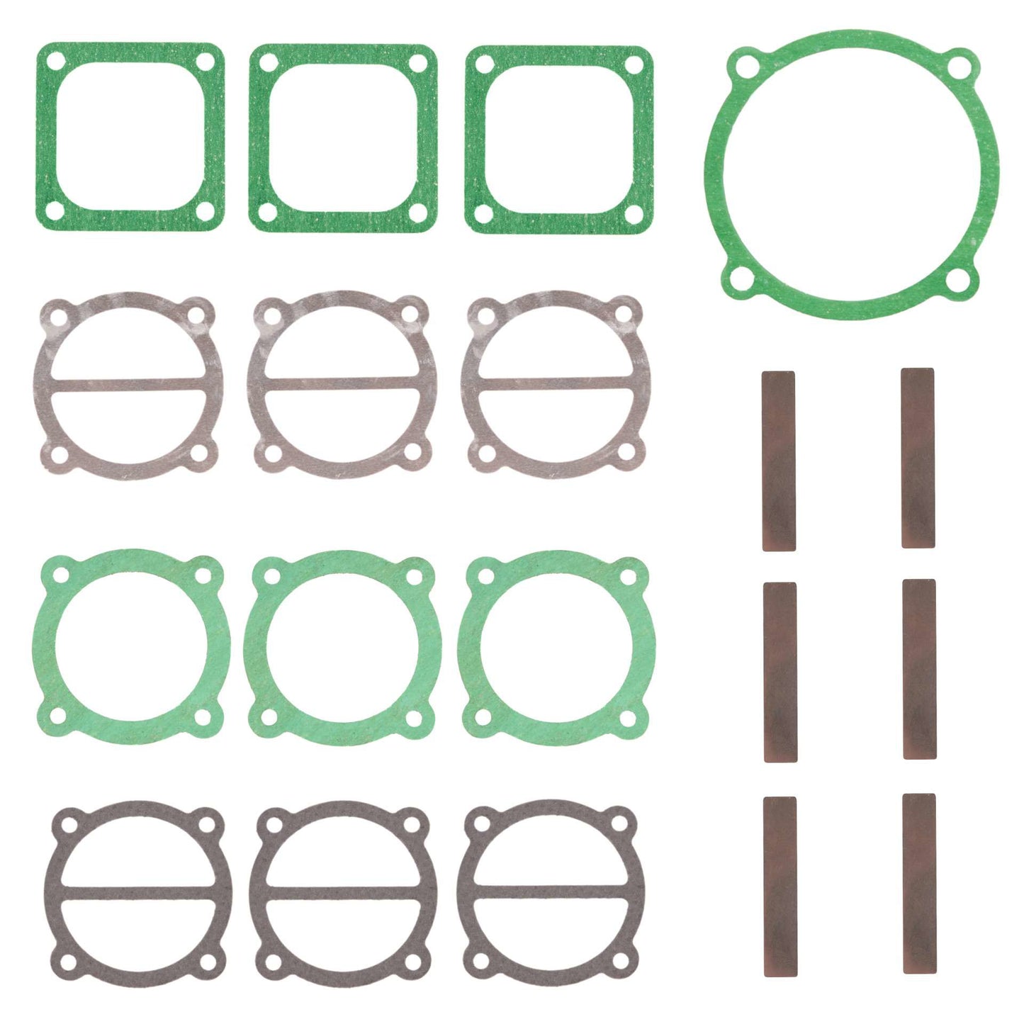 Set garnituri pentru compresor de 200 l, 19 elemente, Geko CG80314A