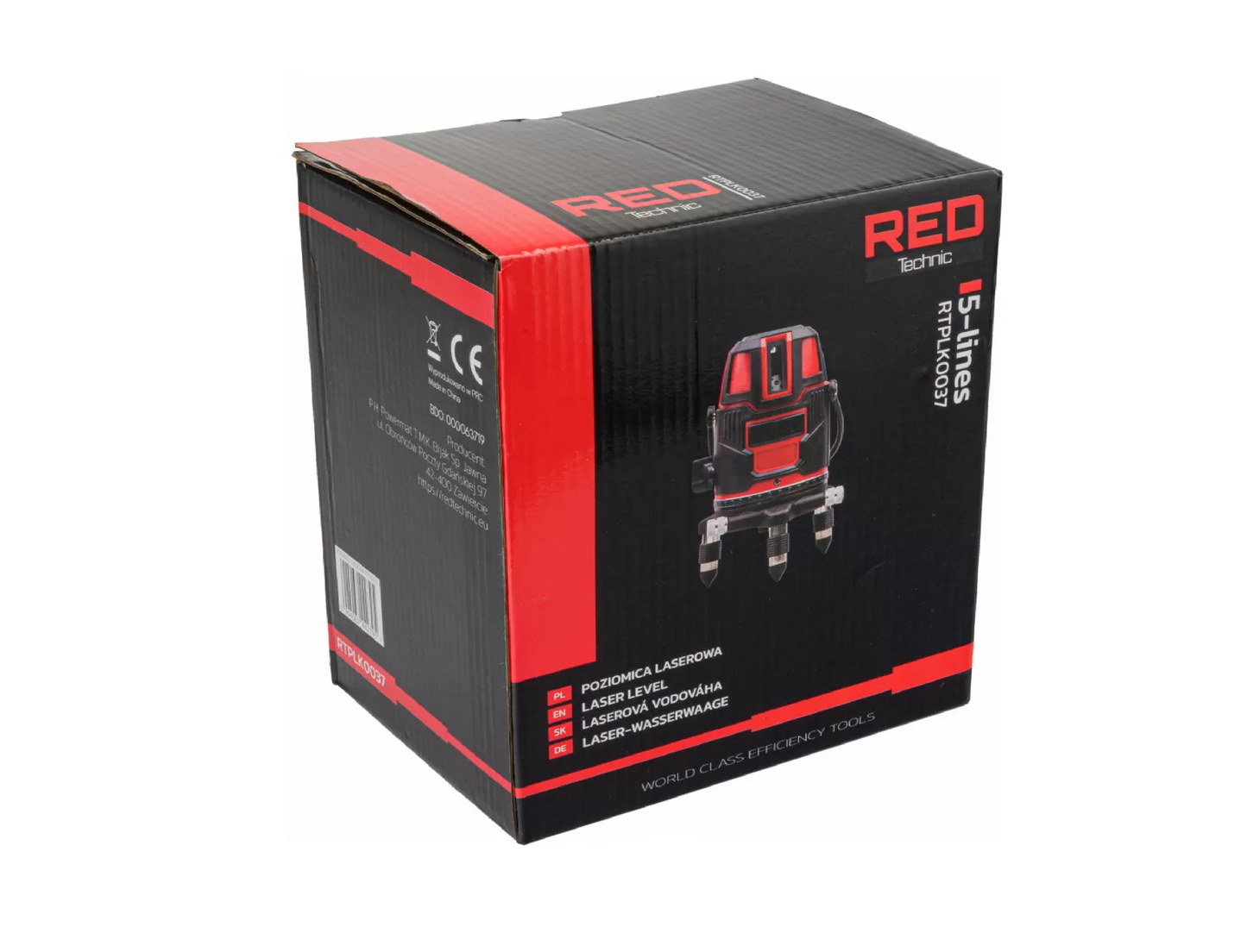Nivela laser 360, Red Technic RTPLK0037