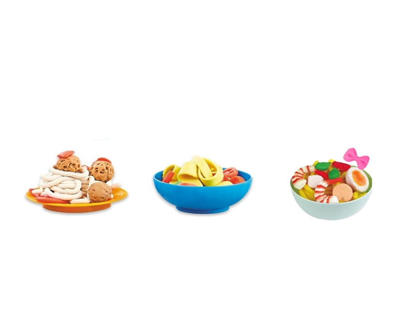 Jucarie pentru facut paste din plastilina cu accesorii, 19 elemente, 30 cm,  MalPlay 110227