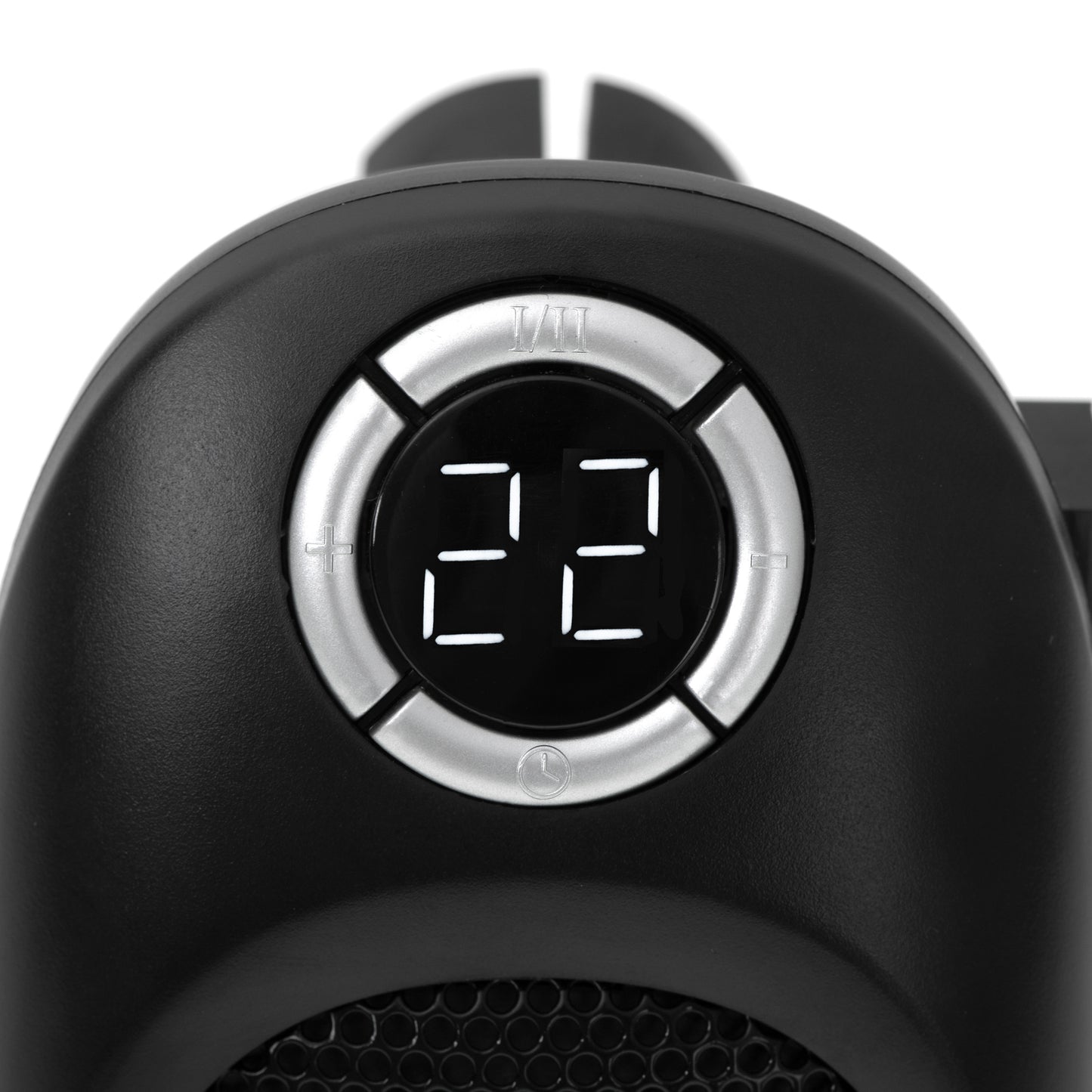 Mini aeroterma, 2 trepte de viteza, LCD, temporizator, 1500 W, negru, Adler AD7726