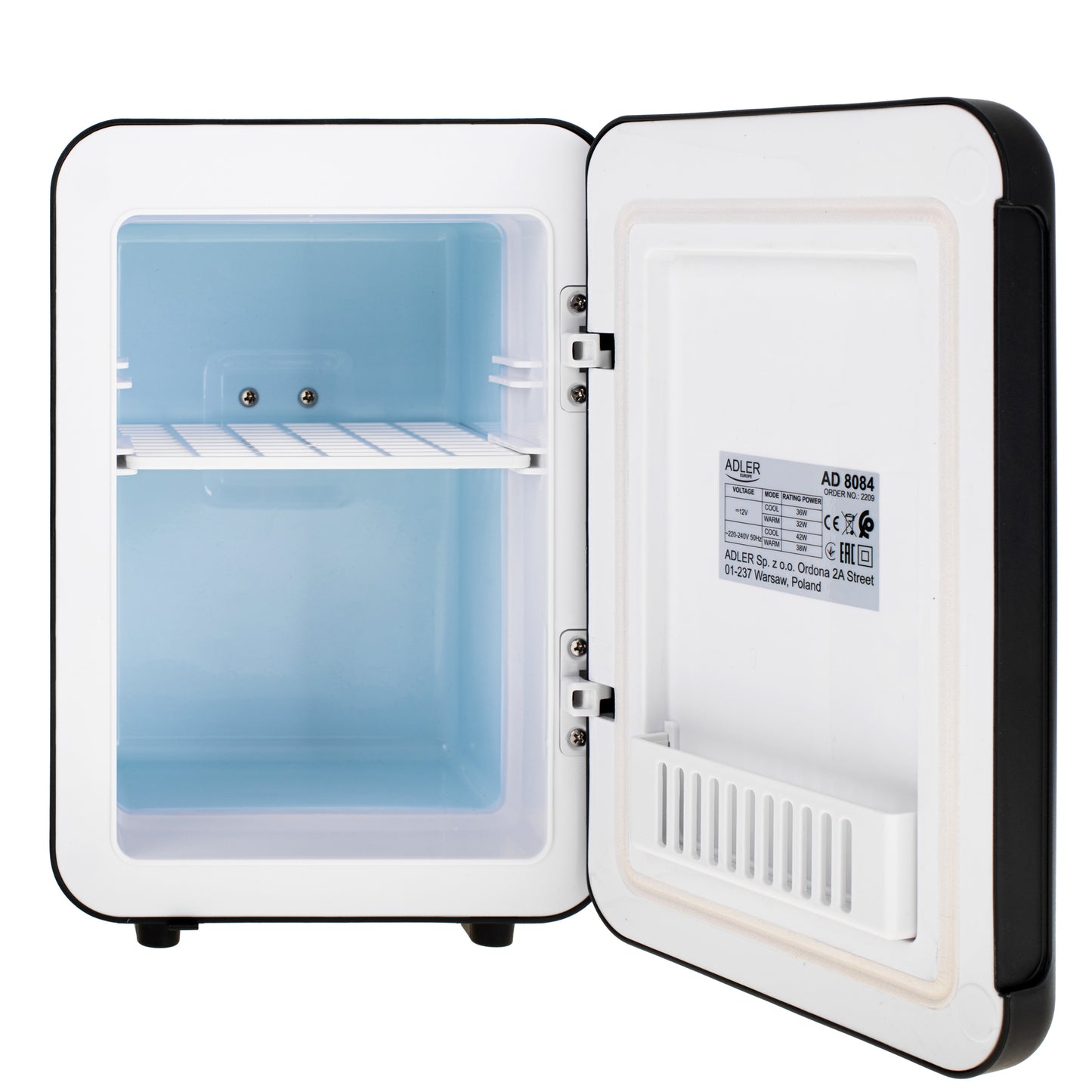 Mini frigider portabil, 4 l, negru, Adler AD8084