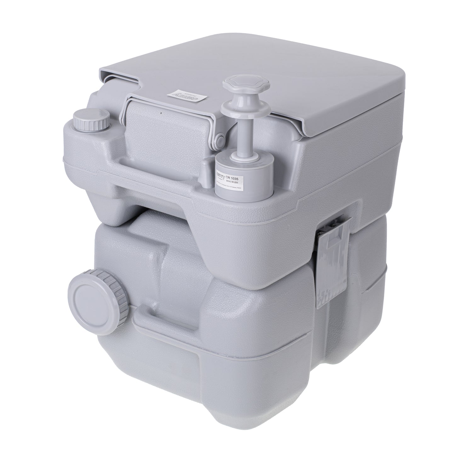 Toaleta portabila cu rezervor de apa, 20 l, gri, Camry CR1035