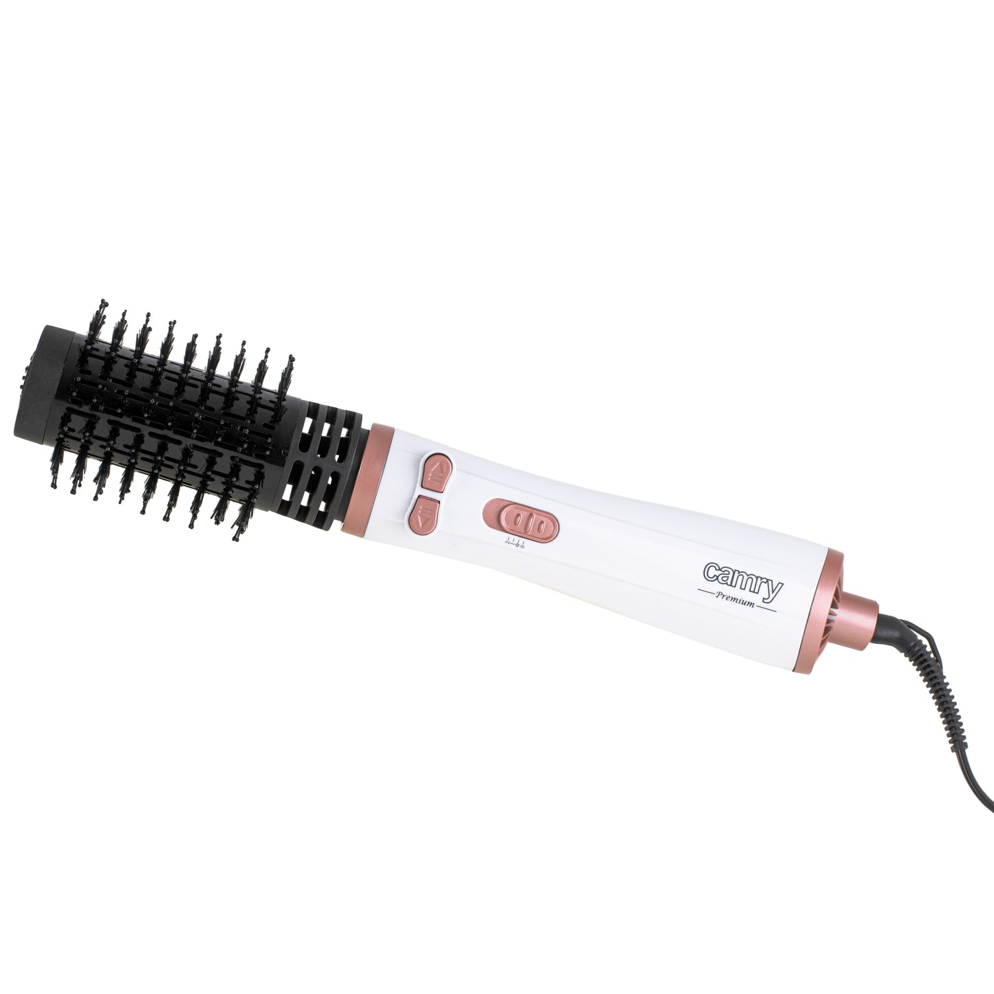 Perie electrica rotativa cu 2 capete interschimbabile, 1000 W, 3 setari de temperatura, 2 niveluri putere, Camry CR2021