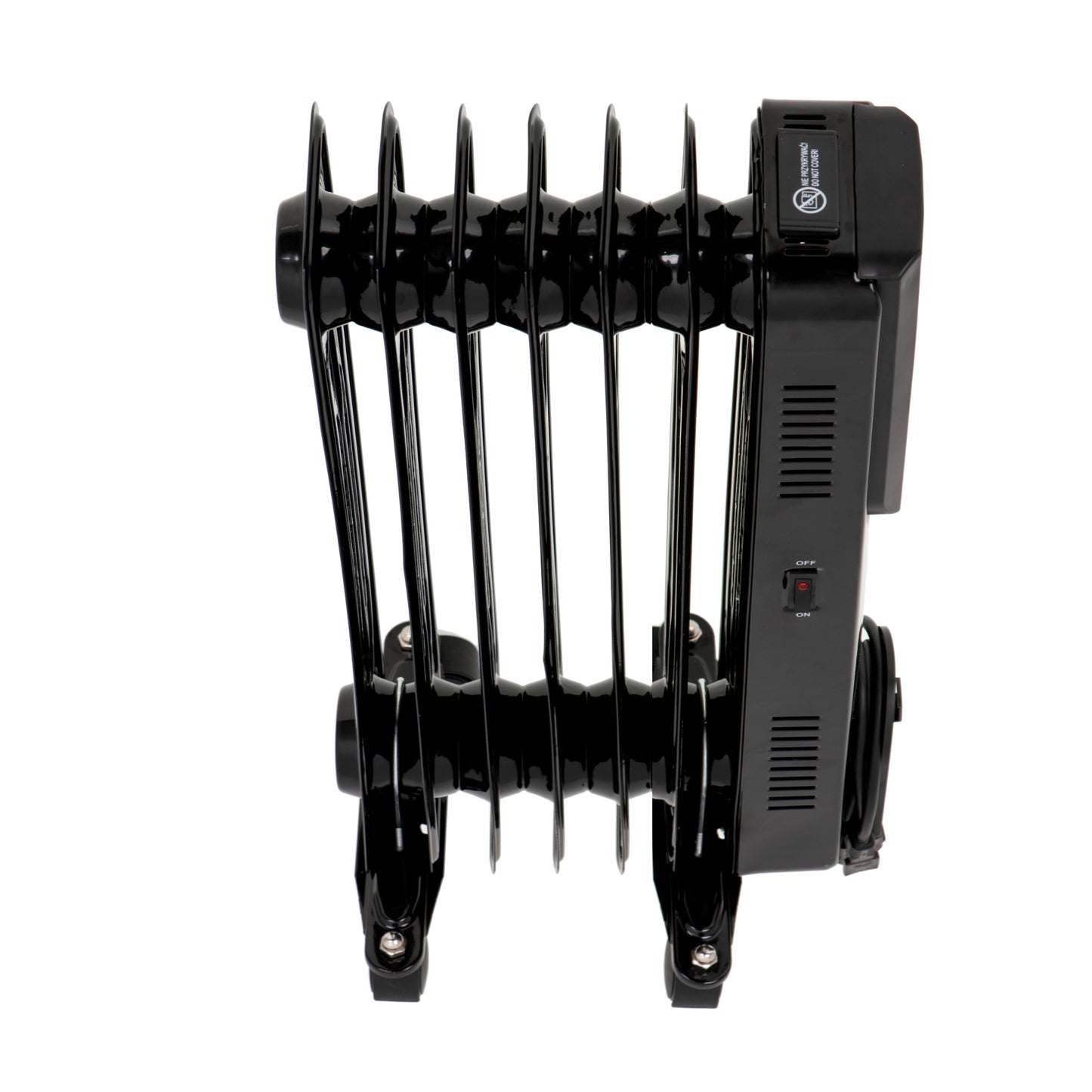 Calorifer electric cu ulei, 1500 W, 7 elementi, telecomanda, display LED, negru, Camry CR7812