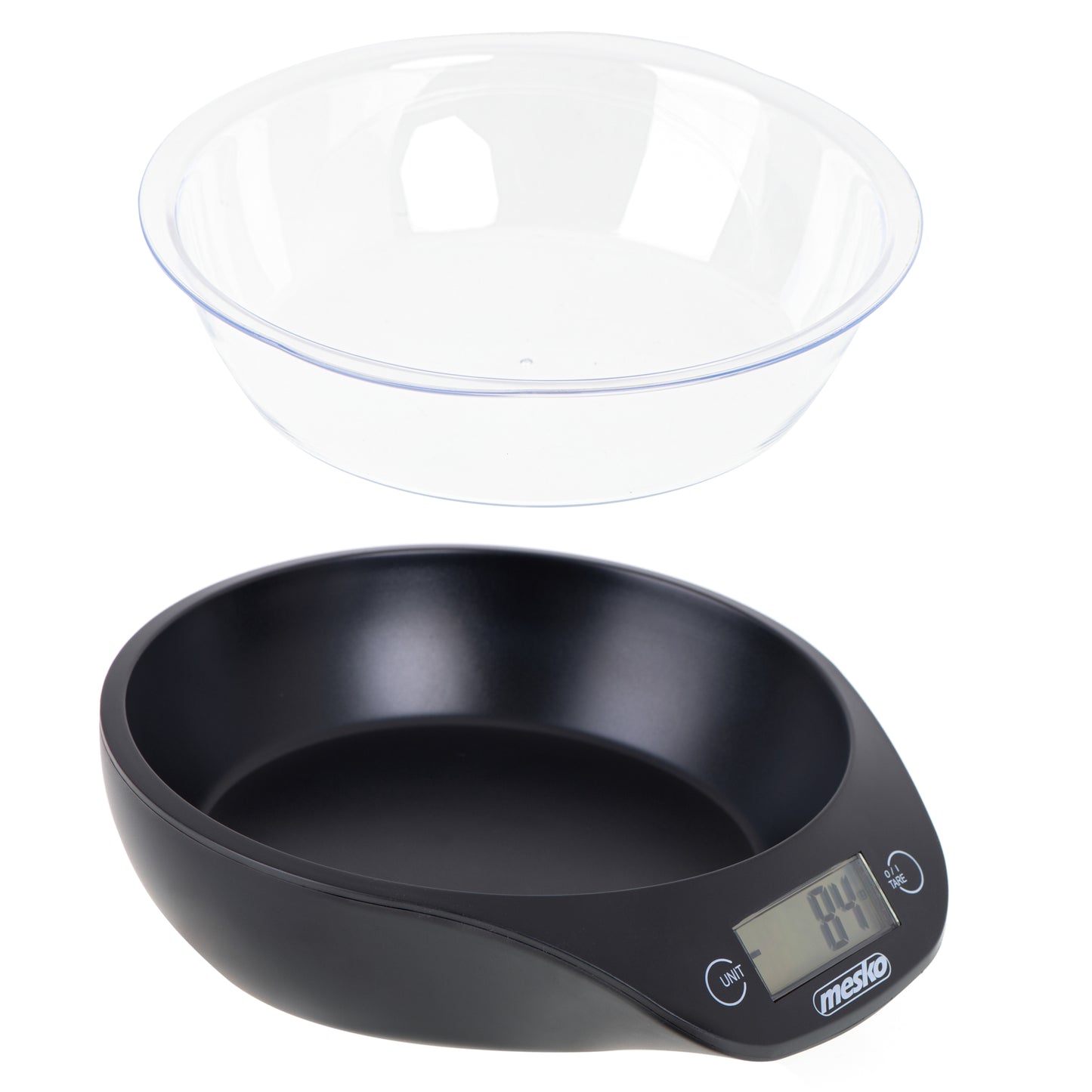 Cantar electronic de bucatarie, bol capacitate maxima 5 kg, diviziune 1 g, functie tara si zero, oprire automata, Mesko MS3164
