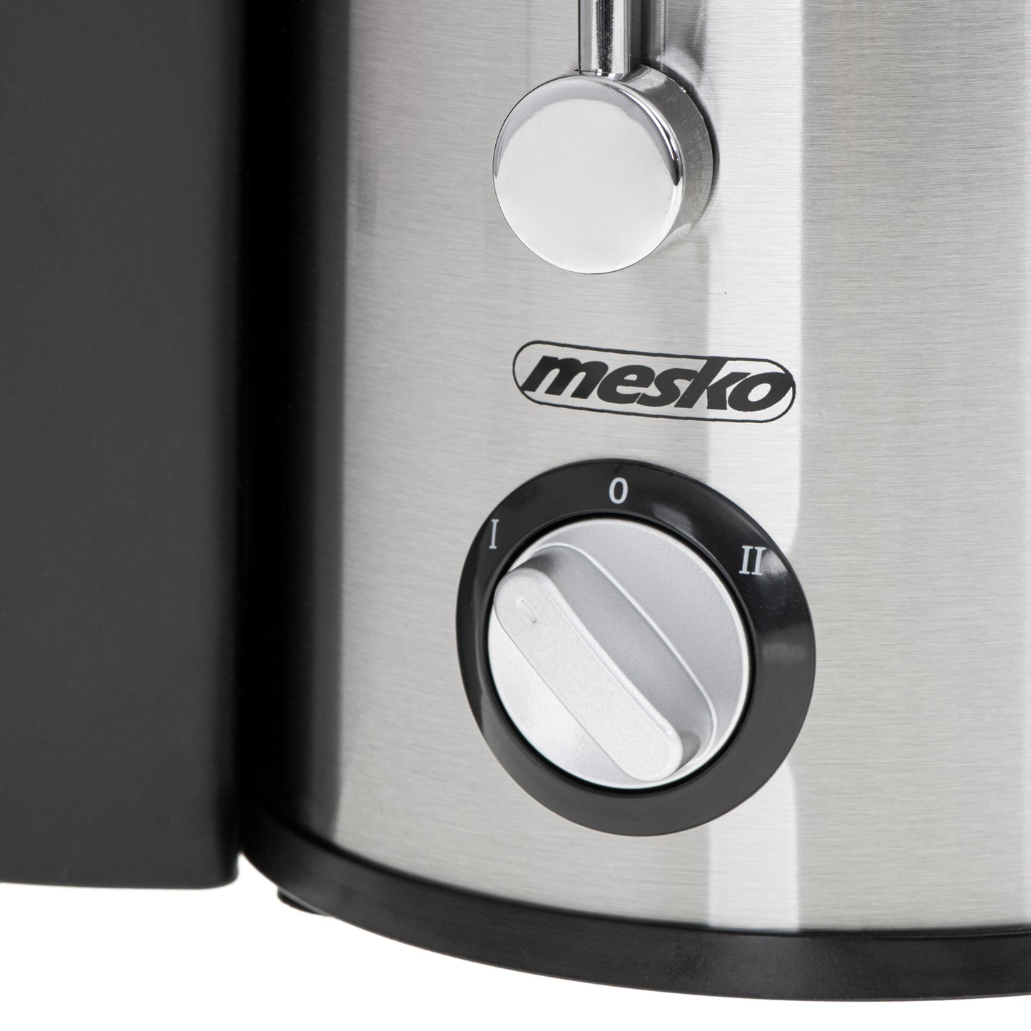 Storcator de fructe, 600 W, 3 viteze, colector pulpa 1.5 l, recipient suc 0.45 l, negru, Mesko MS4126B