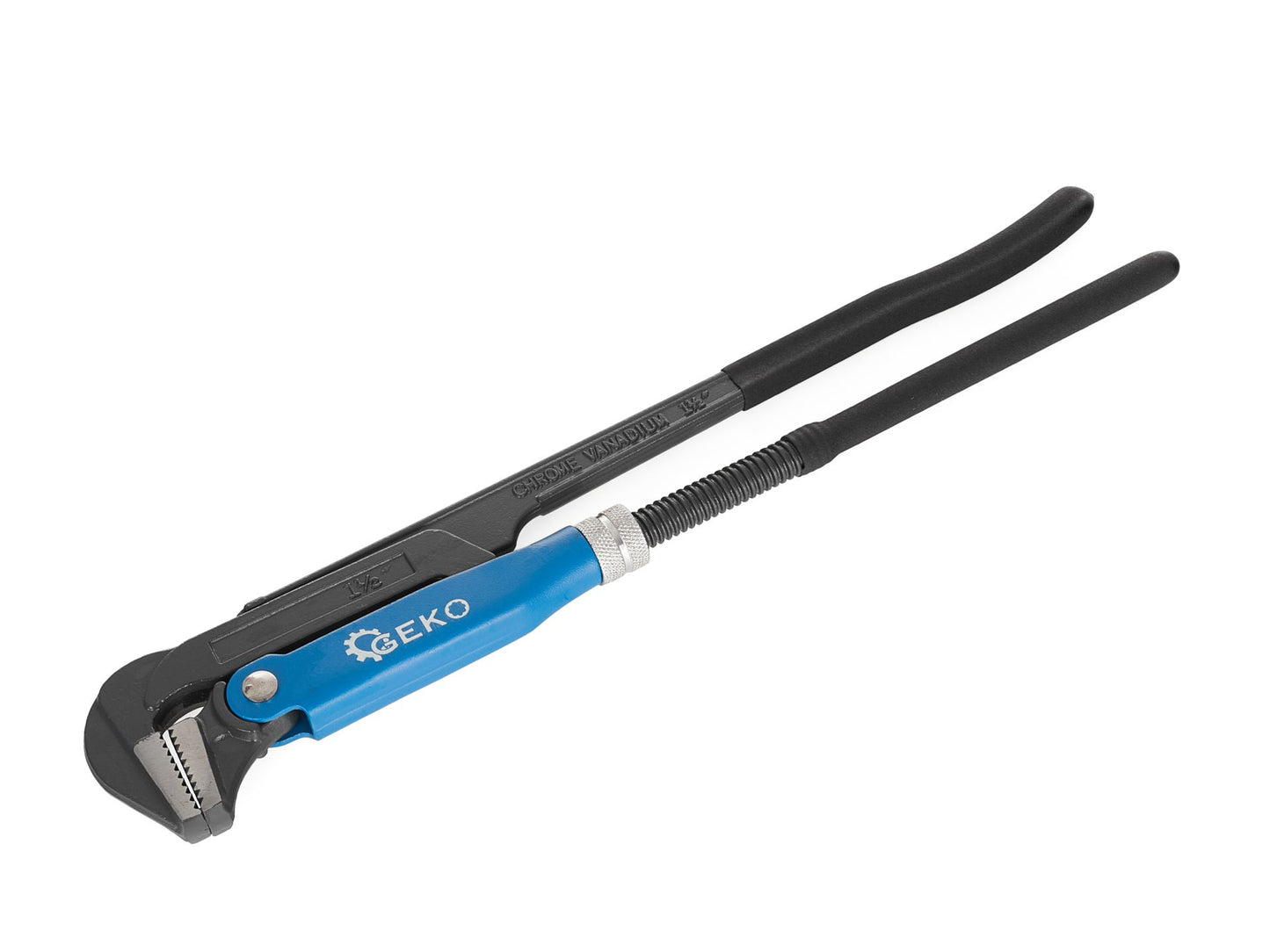 Cleste reglabil pentru tevi, 1,5", 90°, Geko G01627