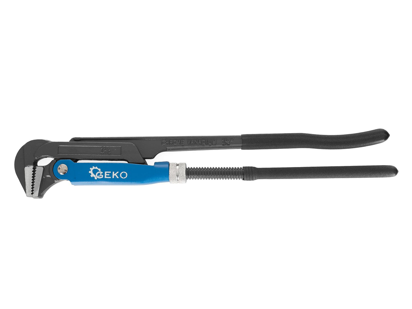 Cleste reglabil pentru tevi, 1,5", 90°, Geko G01627