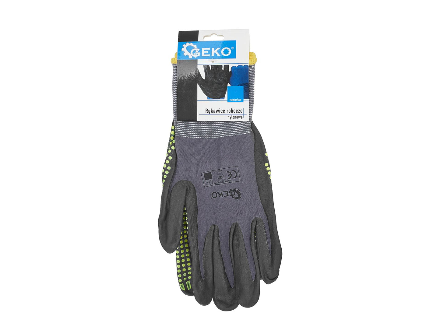 Manusi de lucru din nylon, marimea 11, Geko G75024