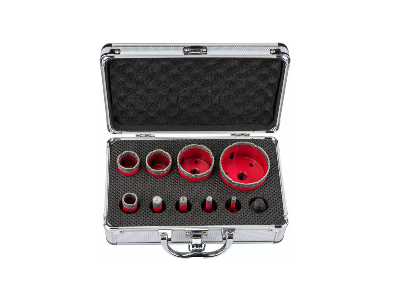 Set carote diamantate, 6-68 mm, HEX, M14, 9 elemente, Red Technic RTZOD0046