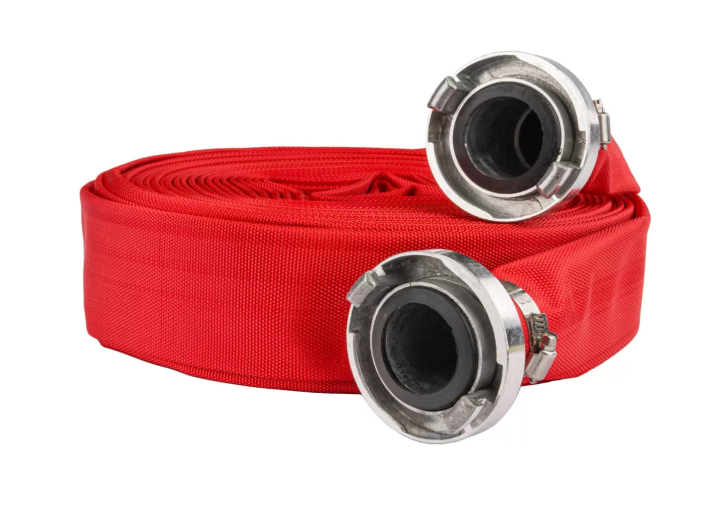 Furtun tip pompier cu conector, 2", 30 m, 8 bar, Red Technic RTWS0068