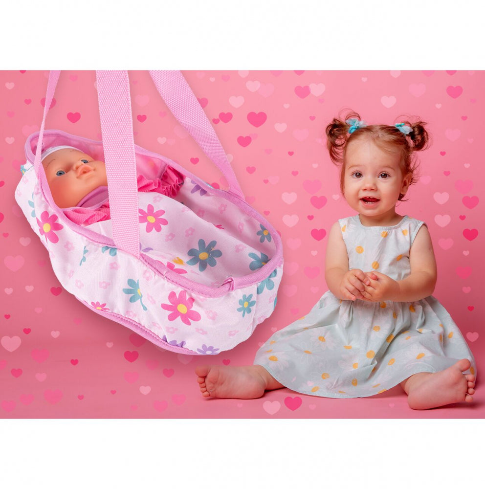 Set papusa bebelus interactiv cu accesorii, 26 cm, MalPlay 110434