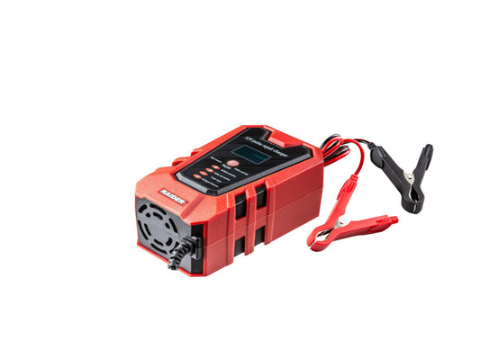 Incarcator auto tip invertor cu afisaj LCD RD-BC18, 12 V, 75 Ah,  Raider 032207