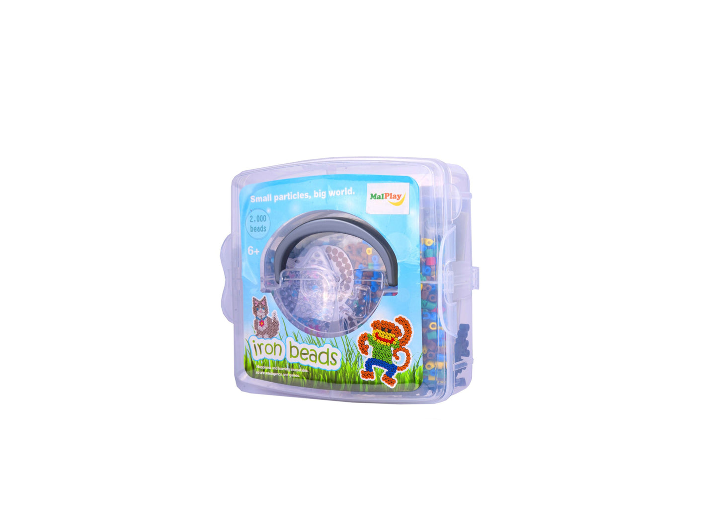 Set creativ margele de calcat, 2000 elemente, MalPlay 110931