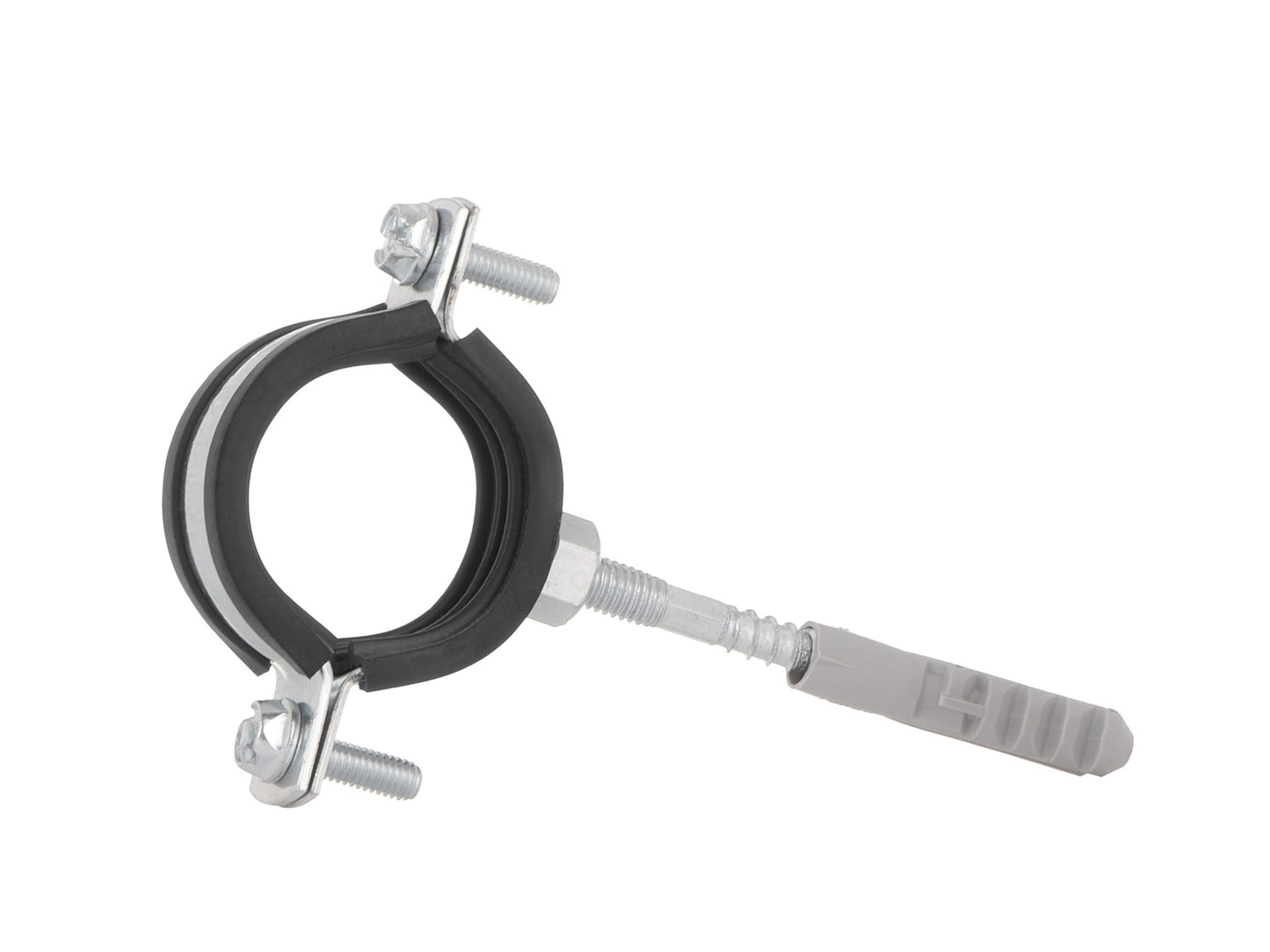 Clema metalica cu cauciuc pentru fixare tevi in perete, 6 / 4", 47 - 51 mm, Geko G17293