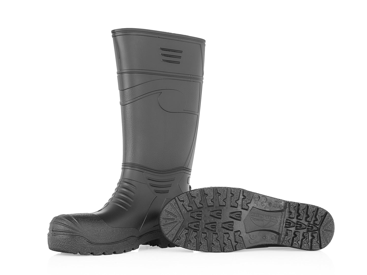 Cizme de protectie Wellington PVC pentru barbati, negru, marimea 45, Geko G90547-45
