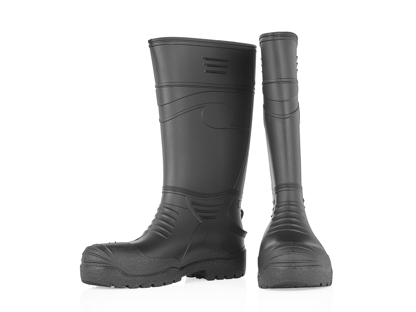 Cizme de protectie Wellington PVC pentru barbati, negru, marimea 45, Geko G90547-45