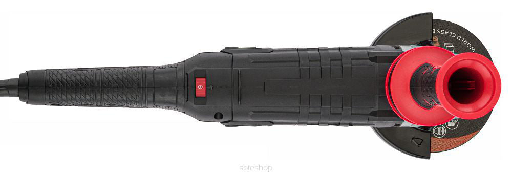 Polizor unghiular + 10 discuri, 125 mm, 1500 W, Red Technic RTSZK0069