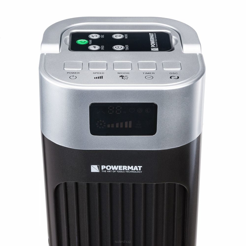 Ventilator Turn Tower-120 Powermat cu Telecomanda 90W 121 cm