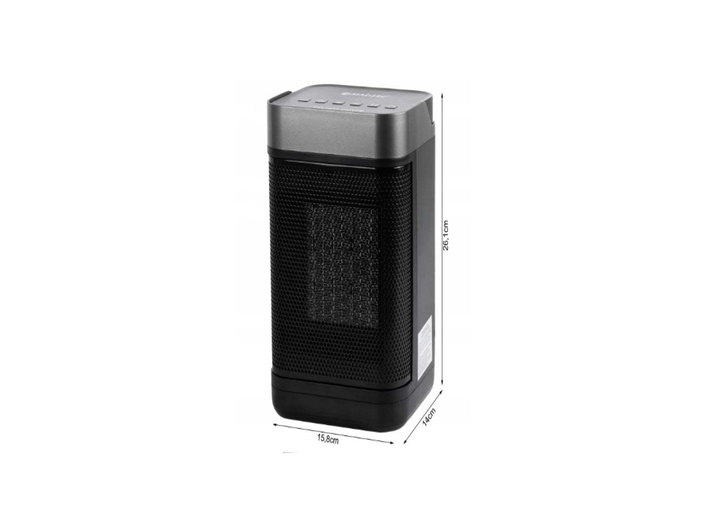 Incalzitor electric ceramic, telecomanda, 1500 W, MalTec 111150