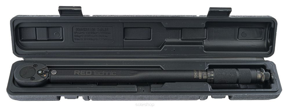 Cheie dinamometrica, 1/2", 470 mm, 28-210 Nm, Red Technic RTKD0091