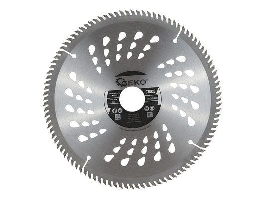 Disc pentru taiere lemn, 210 x 30 mm, 100T, Geko G78135