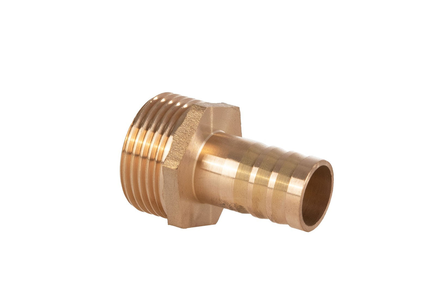 Niplu din alama pentru furtun de 19 mm, filet exterior de 1", Geko G70171