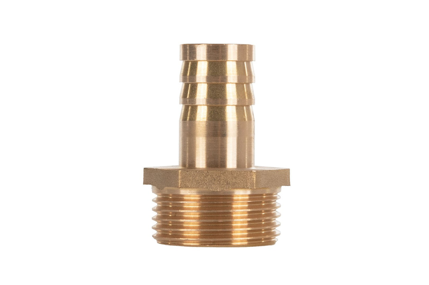 Niplu din alama pentru furtun de 19 mm, filet exterior de 1", Geko G70171