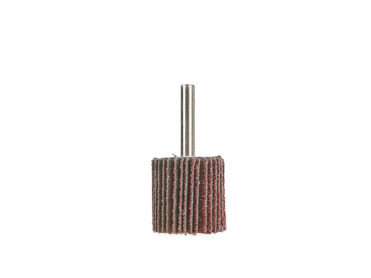 Disc abraziv cu clapete si tija, 30 x 30 x 6 mm, P80, Geko G78732