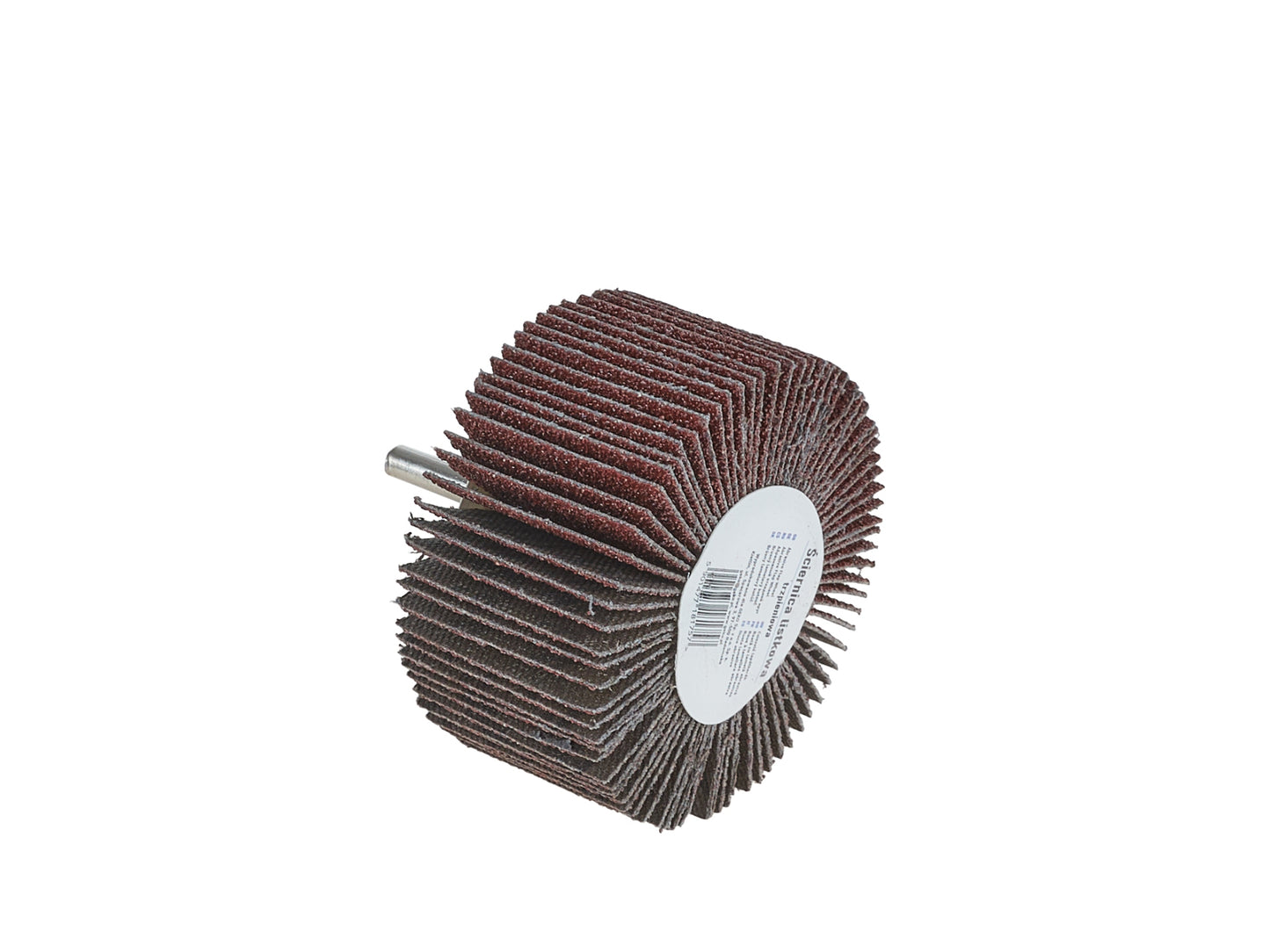 Disc abraziv cu clapete si tija, 80 x 40 x 6 mm, P60, Geko G78766